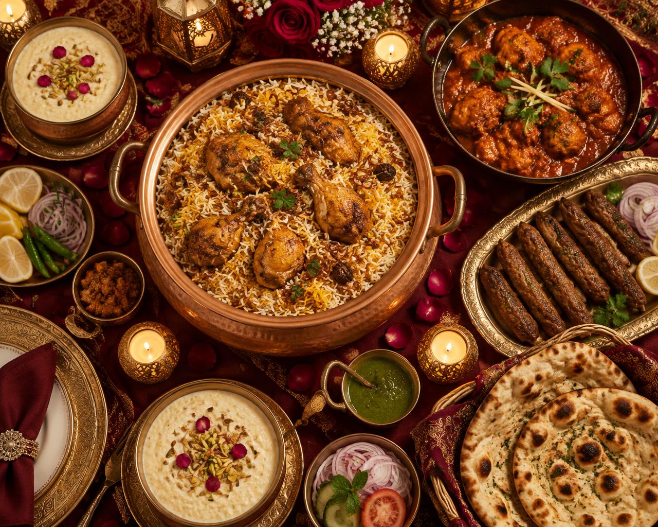 A Shaheen catering spread